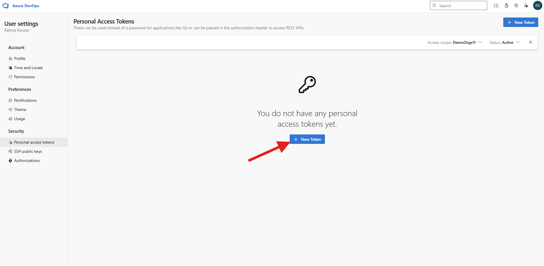 Personal Bitbucket Settings