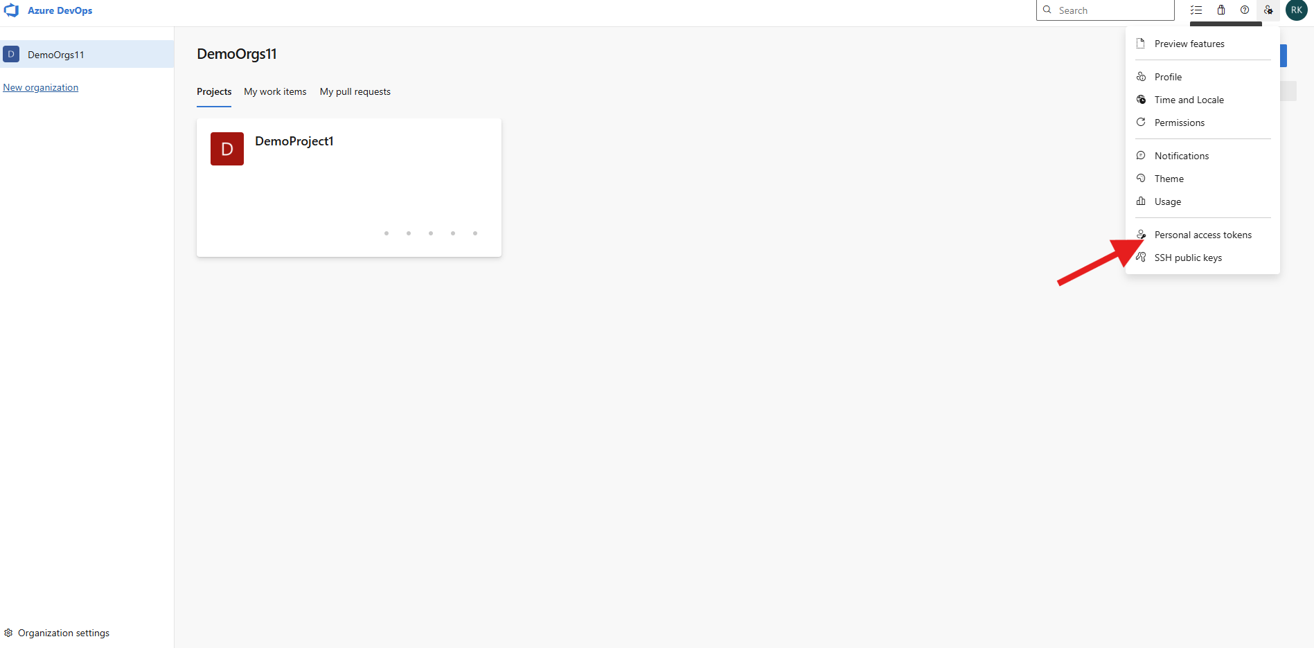 Personal Bitbucket Settings