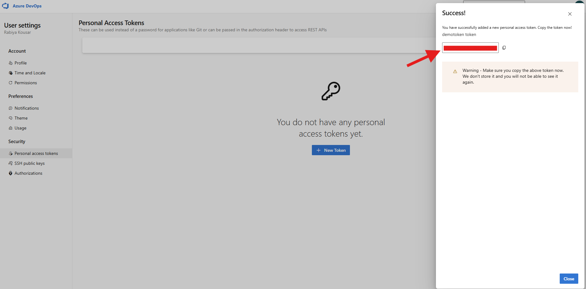 Personal Bitbucket Settings