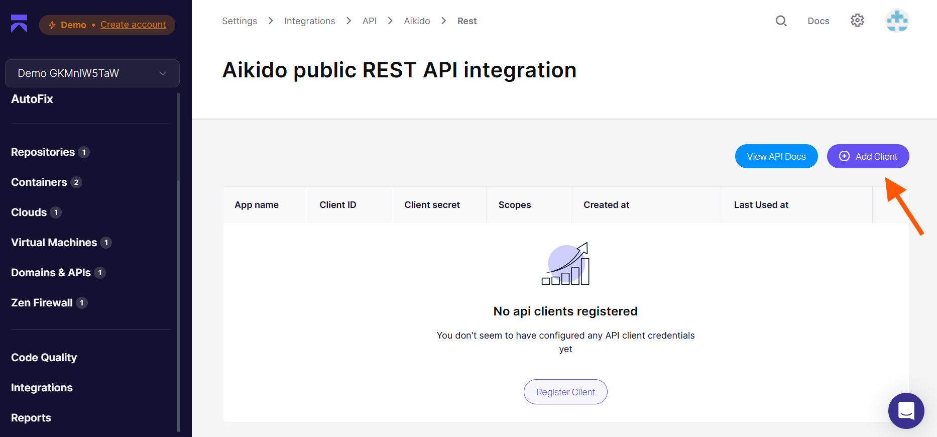 Aikido Public REST API