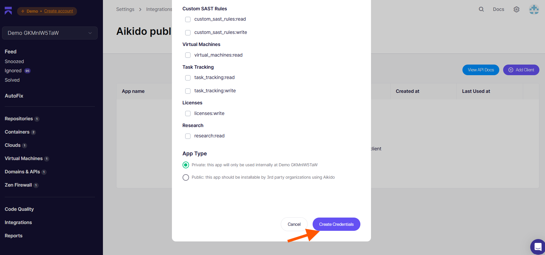 Aikido Public REST API