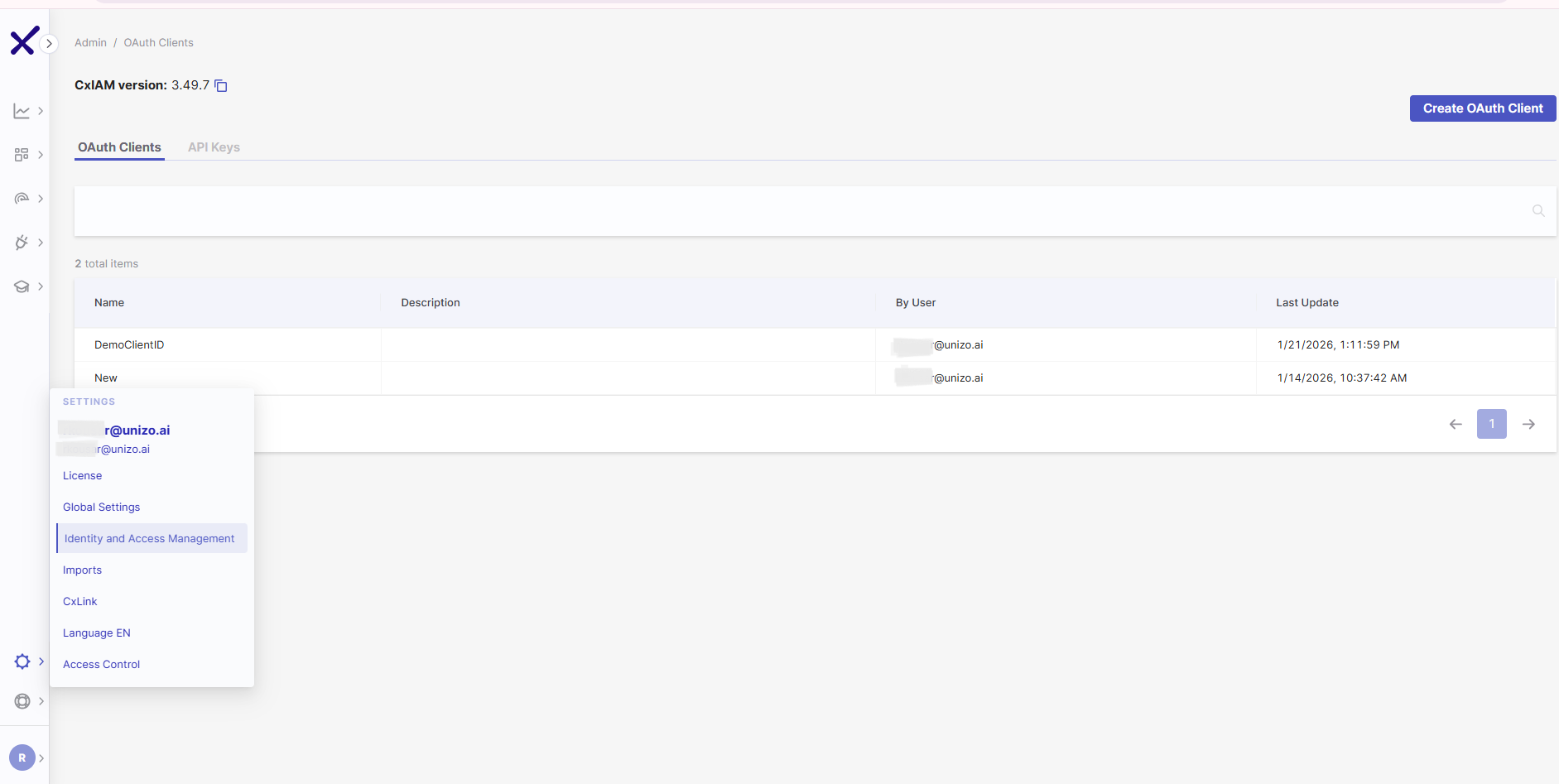 Checkmarx One Identity and Access Management