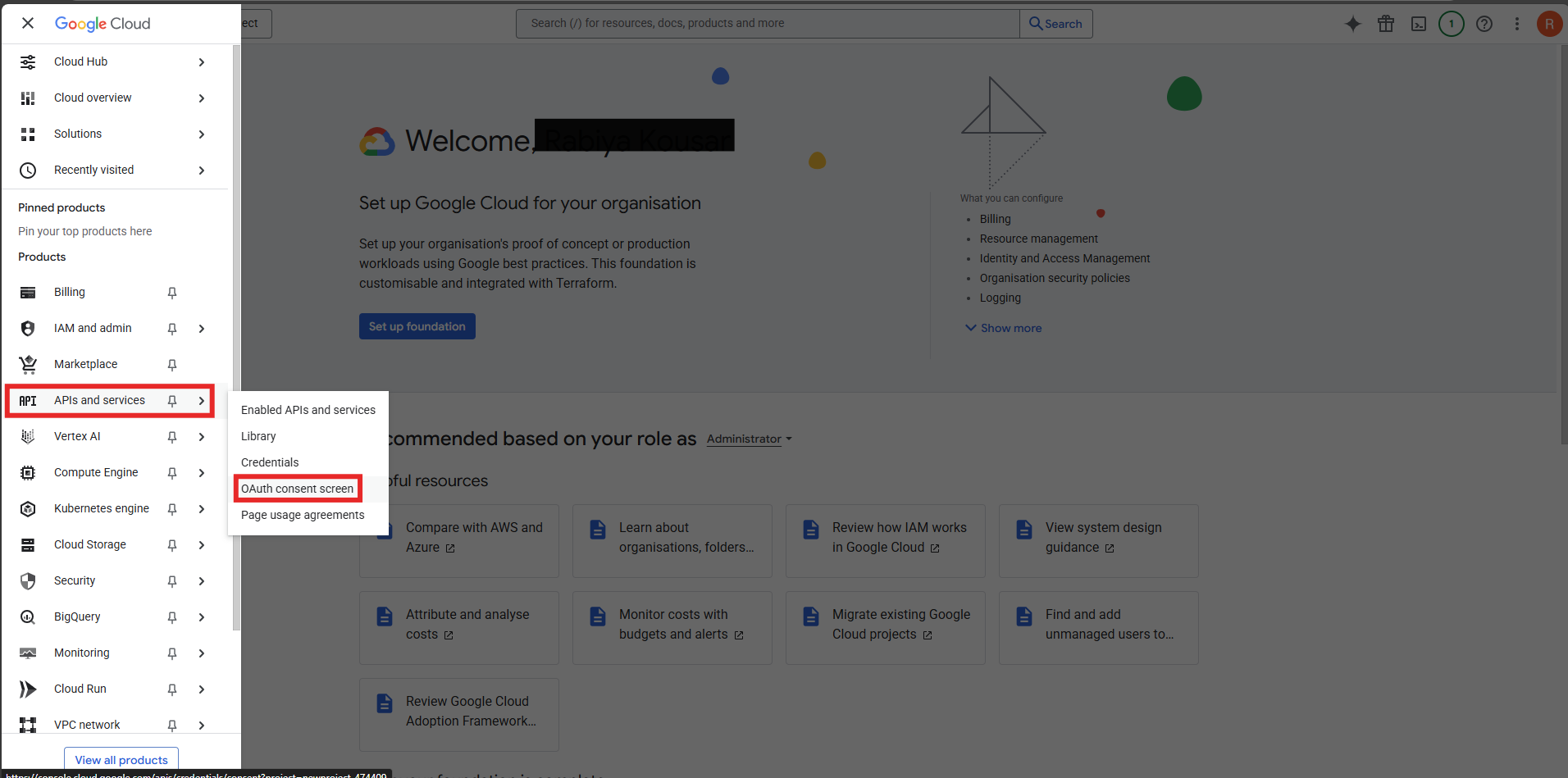Google Drive API Client Creation