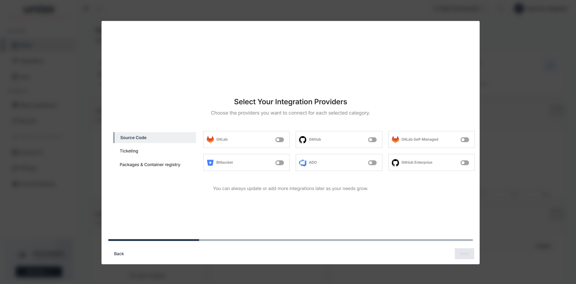Select Integration Providers